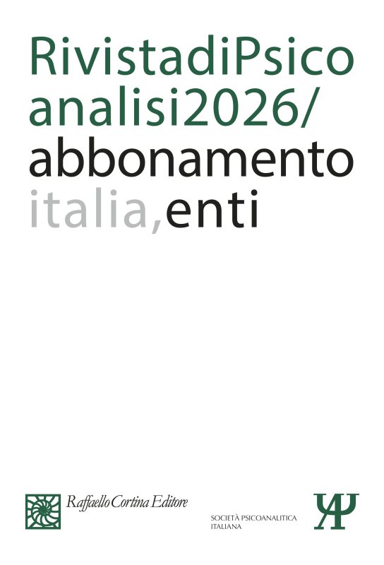 Abbonamento Rivista di psicoanalisi 2026 - Enti Italia