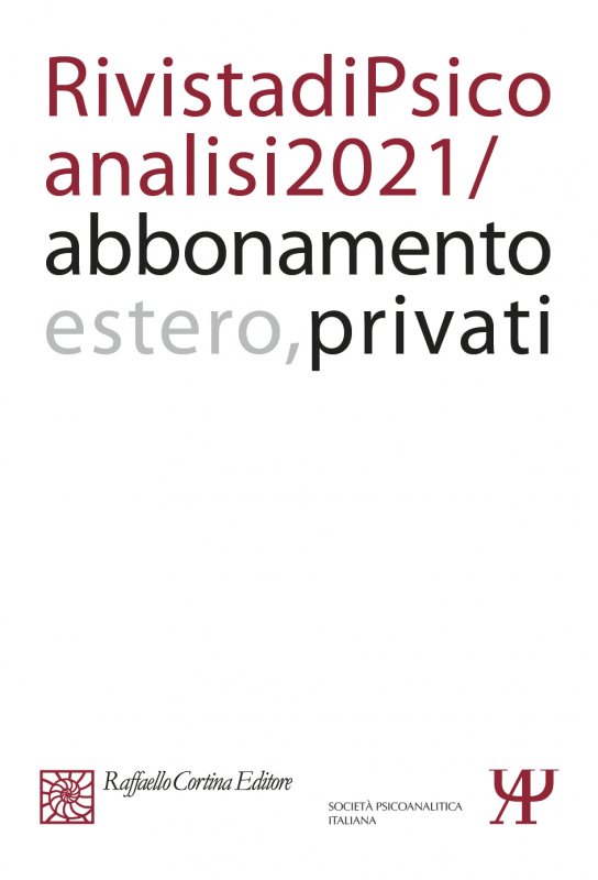 Annual subscription Rivista di psicoanalisi 2021
Individuals, Rest of the World