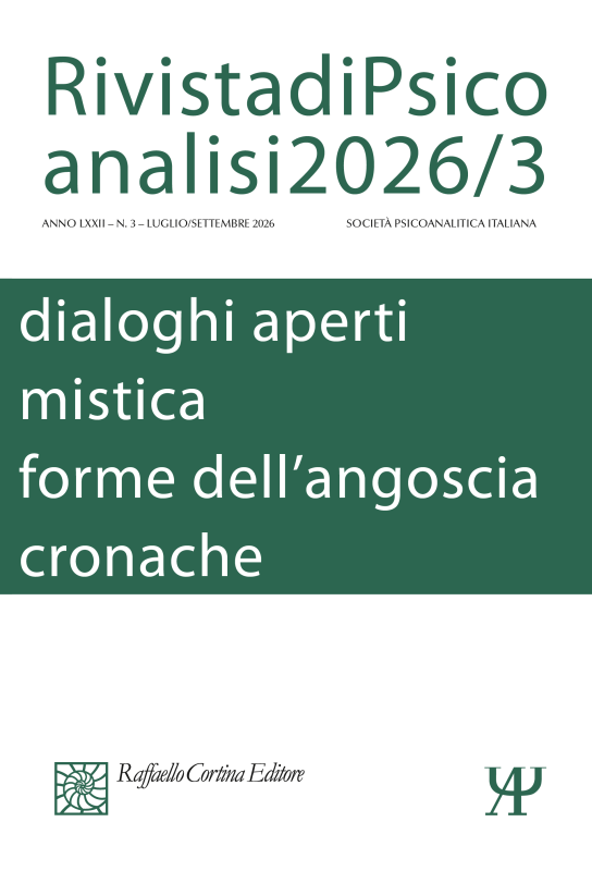 Rivista di Psicoanalisi 2026/3