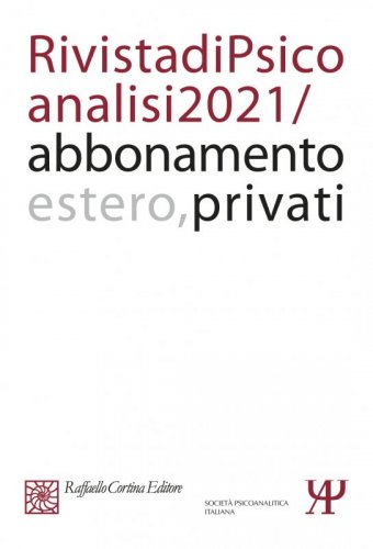Annual subscription Rivista di psicoanalisi 2021
Individuals, Rest of the World