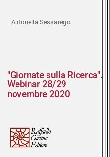 "Giornate sulla Ricerca". Webinar 28/29 novembre 2020