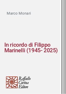 In ricordo di Filippo Marinelli (1945-2025)