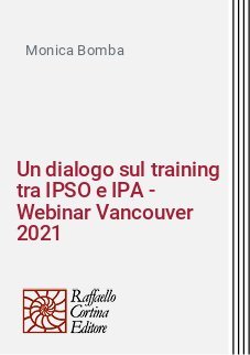 Un dialogo sul training tra IPSO e IPA - Webinar Vancouver 2021