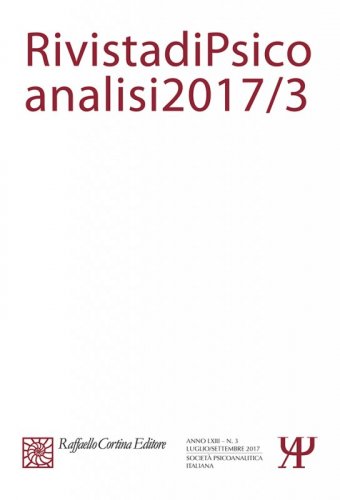 Rivista di Psicoanalisi 2017/3 - LXIII (3) - 2017